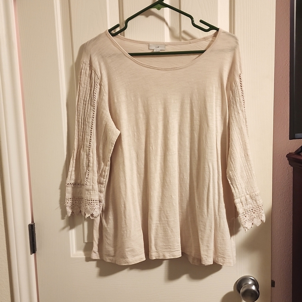 J Jill Large 3/4 Sleeve Tee